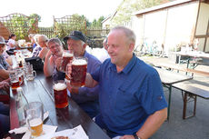 Sankt Crescentius on Tour in Ostheim und auf dem Kreuzberg (Foto: Karl-Franz Thiede)